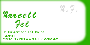 marcell fel business card